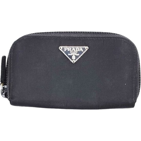 544086F YV Prada Key Case Black Nylon - Picture 2 of 2